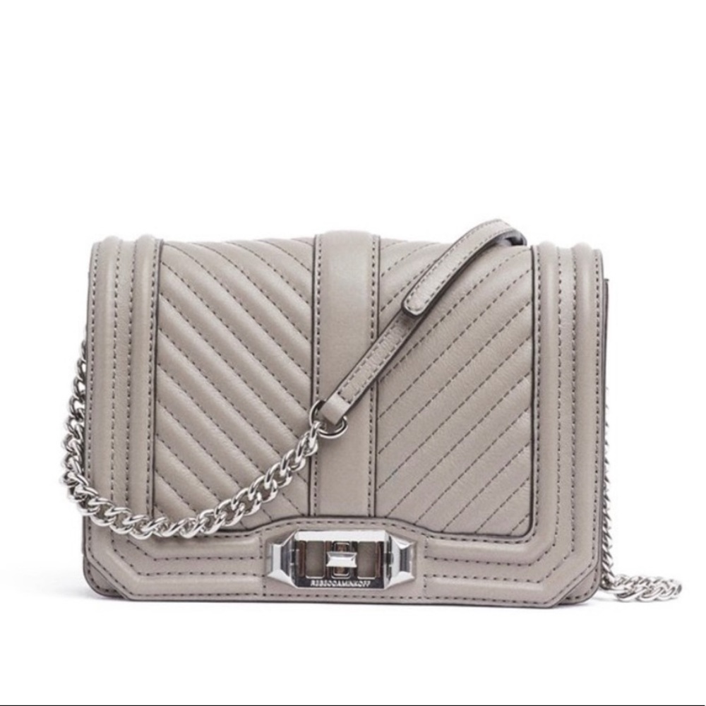 Rebecca Minkoff Chevron Quilted Love Crossbody